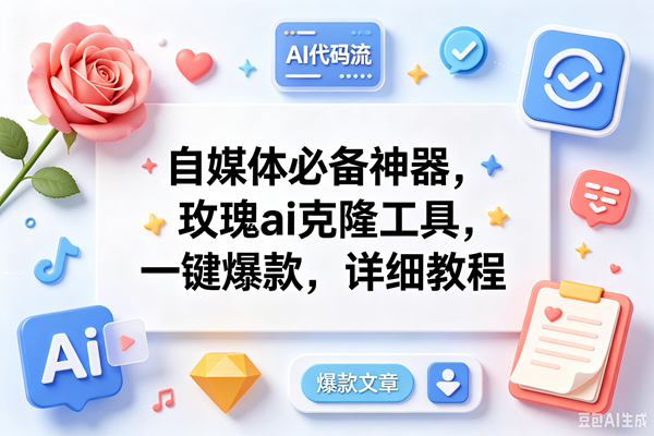 (18882期)玫瑰克隆ai工具,一键爆款ai工具,自媒体必备神器,50多个功能,详细教程-星辰网创 - 网创副业项目资源站