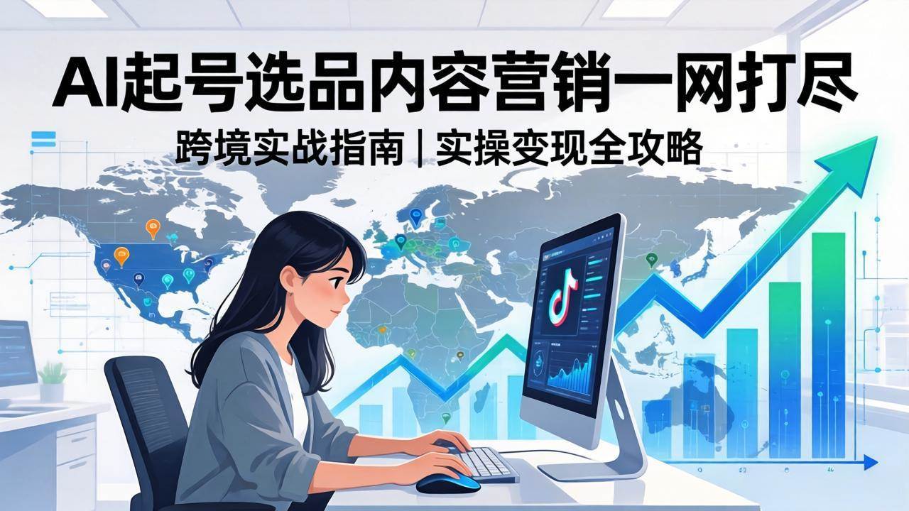（17824期）2026 TikTok 跨境AI实操：从零基础到变现全流程，AI起号选品内容营销一网打尽-星辰网创 - 网创副业项目资源站