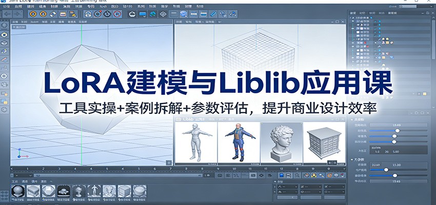 LoRA建模与Liblib应用课：工具实操+案例拆解+参数评估，提升商业设计效率 - 星辰网创 - 网创副业项目资源站-星辰网创 - 网创副业项目资源站