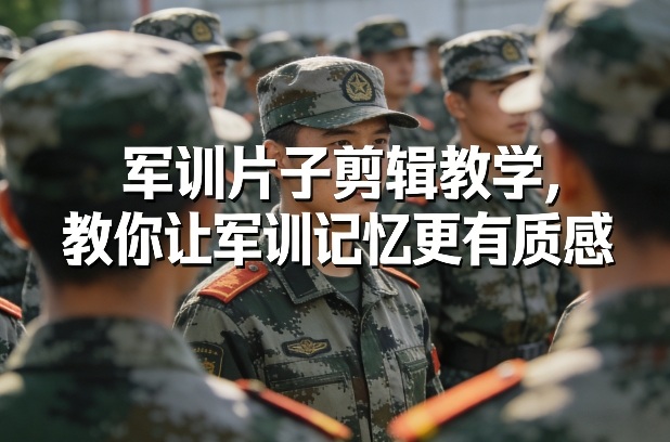 军训片子剪辑教学,教你让军训记忆更有质感-星辰网创 - 网创副业项目资源站