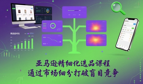 亚马逊精细化选品课程，通过市场细分打破盲目竞争 - 星辰网创 - 网创副业项目资源站-星辰网创 - 网创副业项目资源站