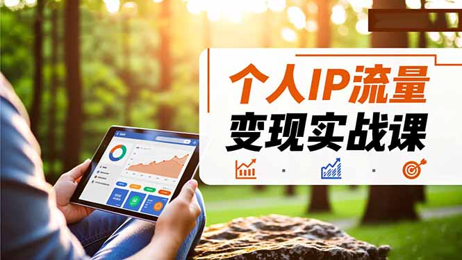 个人IP流量变现实战课，涵盖多平台引流、打造个人IP并实现稳定流量变现 - 星辰网创 - 网创副业项目资源站-星辰网创 - 网创副业项目资源站