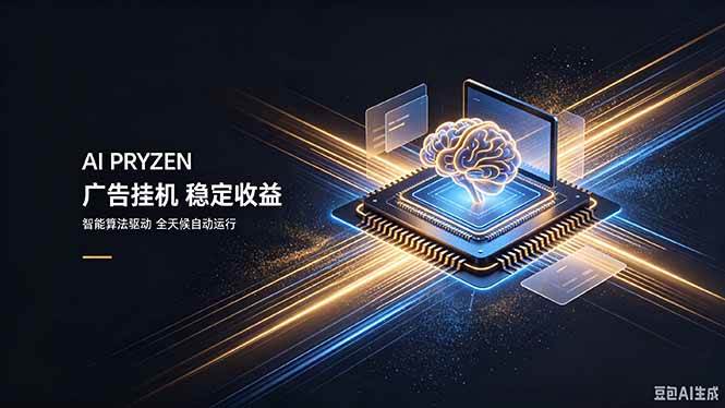 （19815期）AI Pryzen 广告挂机｜24小时自动跑，日入300-500，新手零门槛-星辰网创 - 网创副业项目资源站