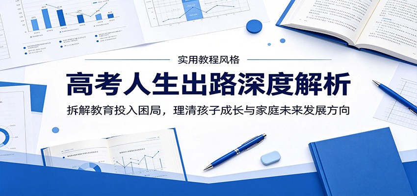 高考人生出路深度解析:拆解教育投入困局,理清孩子成长与家庭未来发展方向-星辰网创 - 网创副业项目资源站