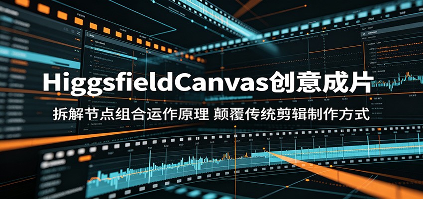 HiggsfieldCanvas创意成片：拆解节点组合运作原理，颠覆传统剪辑制作方式 - 星辰网创 - 网创副业项目资源站-星辰网创 - 网创副业项目资源站