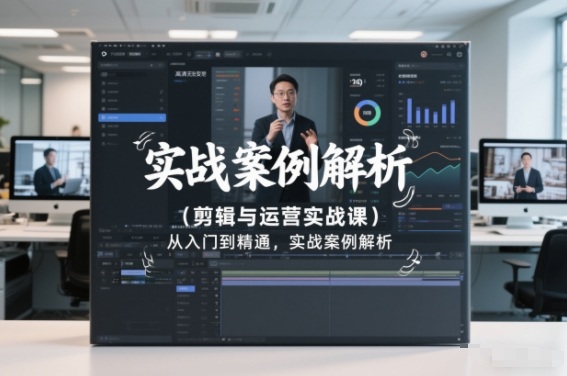 剪辑与运营实战课,从入门到精通,实战案例解析(更新2026)-星辰网创 - 网创副业项目资源站