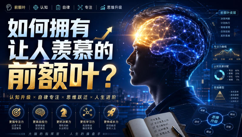 付费文：如何拥有让人羡慕的前额叶？ - 星辰网创 - 网创副业项目资源站-星辰网创 - 网创副业项目资源站
