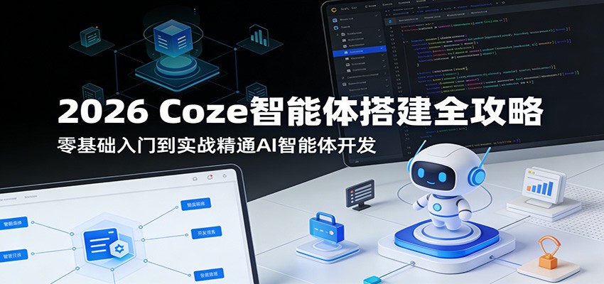 2026 Coze智能体搭建全攻略：零基础入门到实战精通AI智能体开发 - 星辰网创 - 网创副业项目资源站-星辰网创 - 网创副业项目资源站
