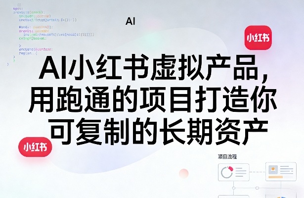 AI小红书虚拟产品，用跑通的项目打造你可复制的长期资产（更新0902） - 星辰网创 - 网创副业项目资源站-星辰网创 - 网创副业项目资源站