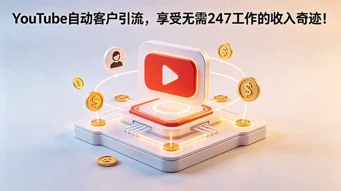 YouTube 自动客户引流,享受无需 247 工作的收入奇迹!【原创双语字幕】-星辰网创 - 网创副业项目资源站