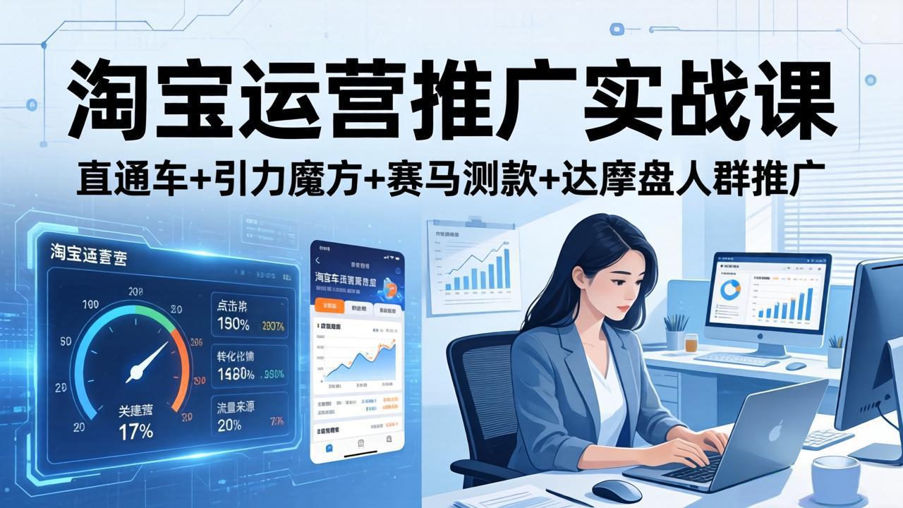 淘宝运营推广实战课(更新26年4月-星辰网创 - 网创副业项目资源站