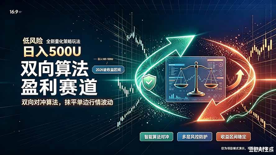 (20043期)算法对冲/EA量化,日入500刀,躺着赚钱!你把它当做“自动提款机”,它把你就爆了-星辰网创 - 网创副业项目资源站